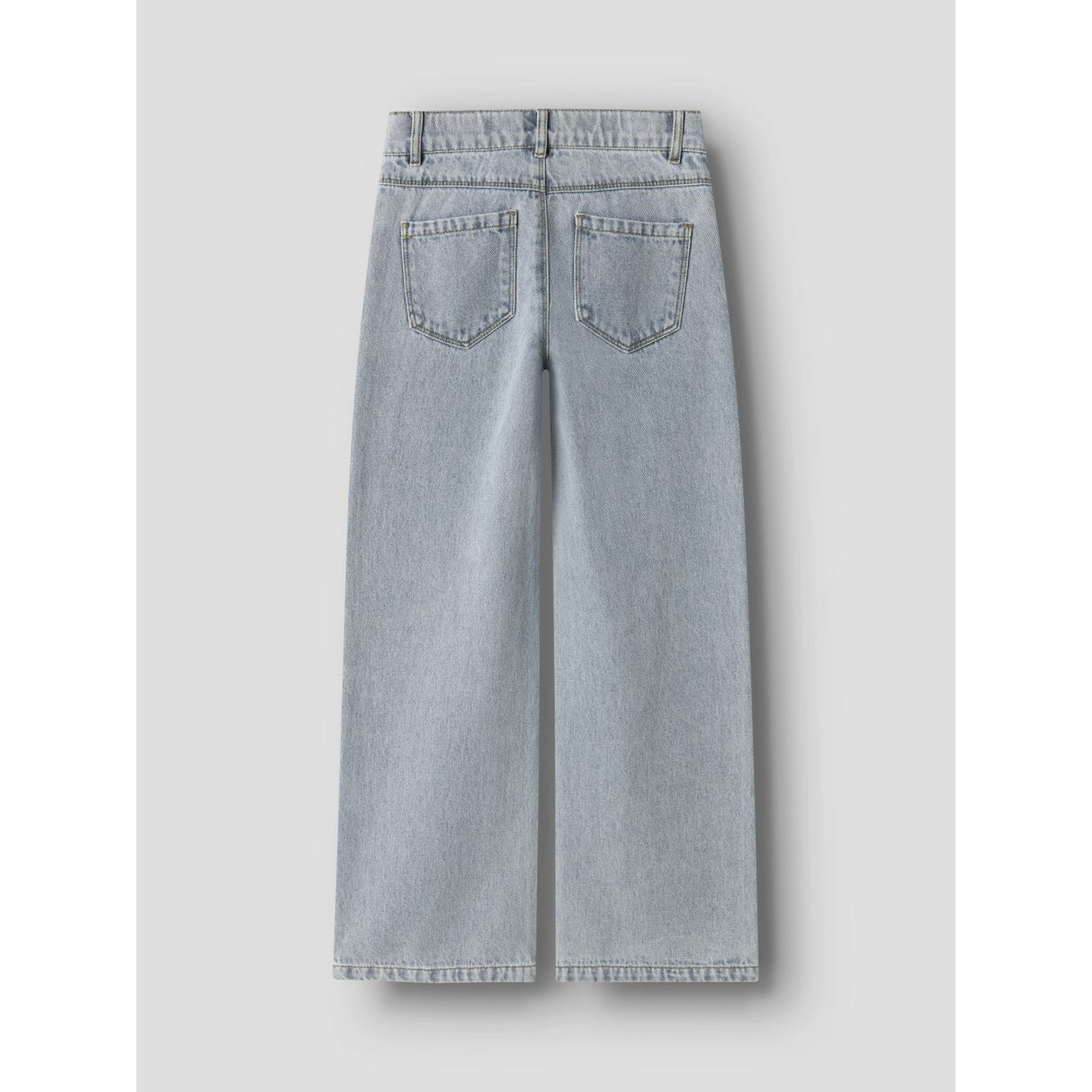 Name It Light Blue Denim Nkfrose Wide Heart Studs Jeans 2021-Za D