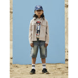 Name It Chateau Gray Nkmdobs Ls Nreg Sweat Wh Unb Box