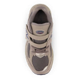 New Balance Grey New Balance 2002 Kids Hook & Loop