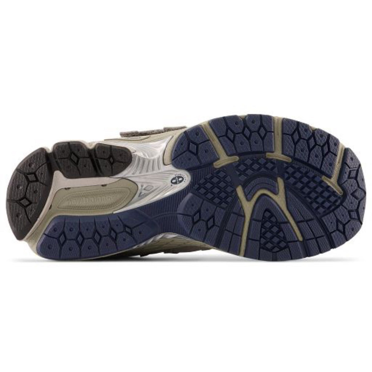 New Balance Grey New Balance 2002 Kids Hook & Loop