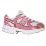 New Balance Pink Satin New Balance 530 Kids Bungee Lace