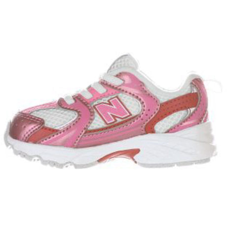 New Balance Pink Satin New Balance 530 Kids Bungee Lace