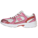 New Balance Pink Satin New Balance 530 Kids Bungee Lace