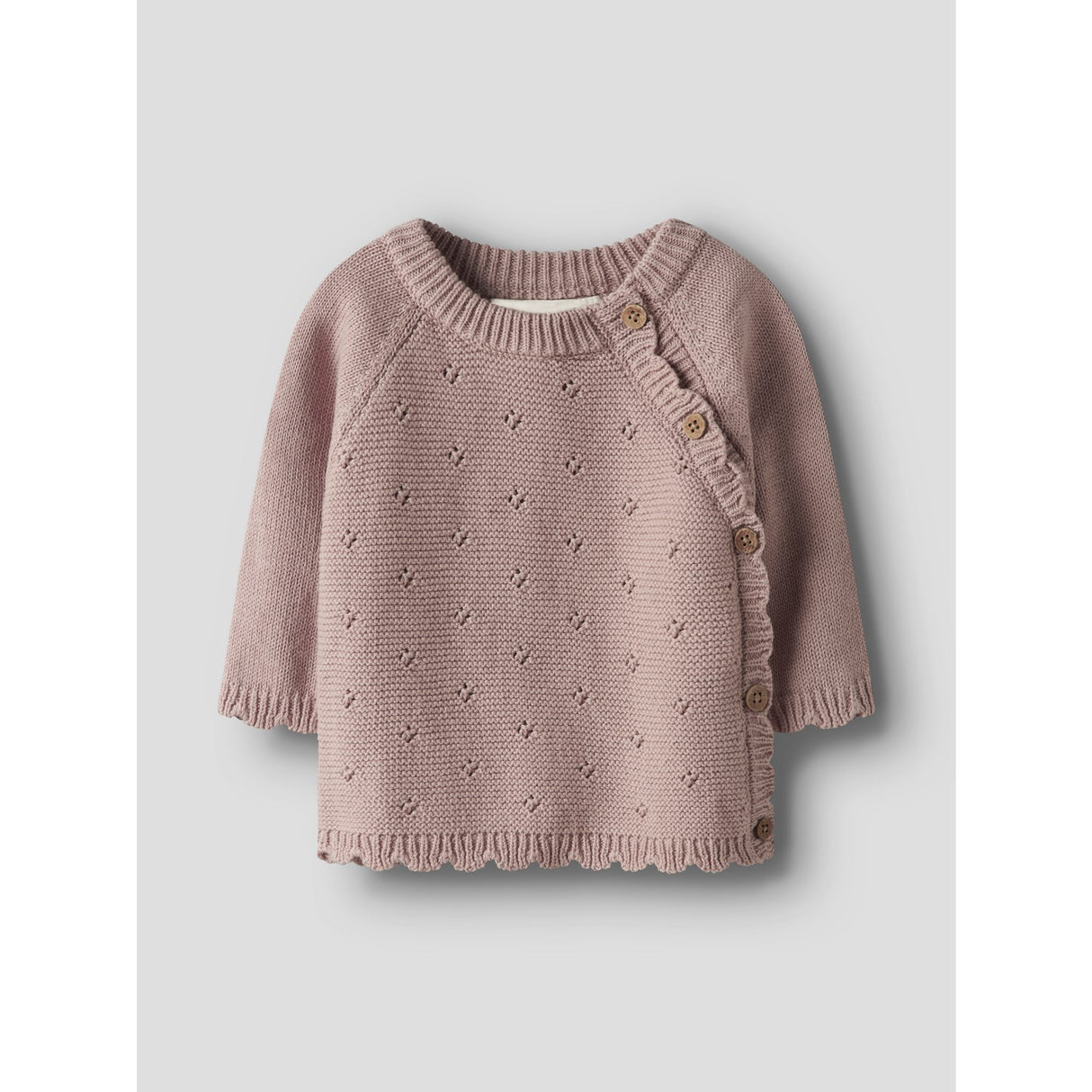Lil'Atelier Misty Rose Nbflaguna Ls Wrap Knit Lil Noos