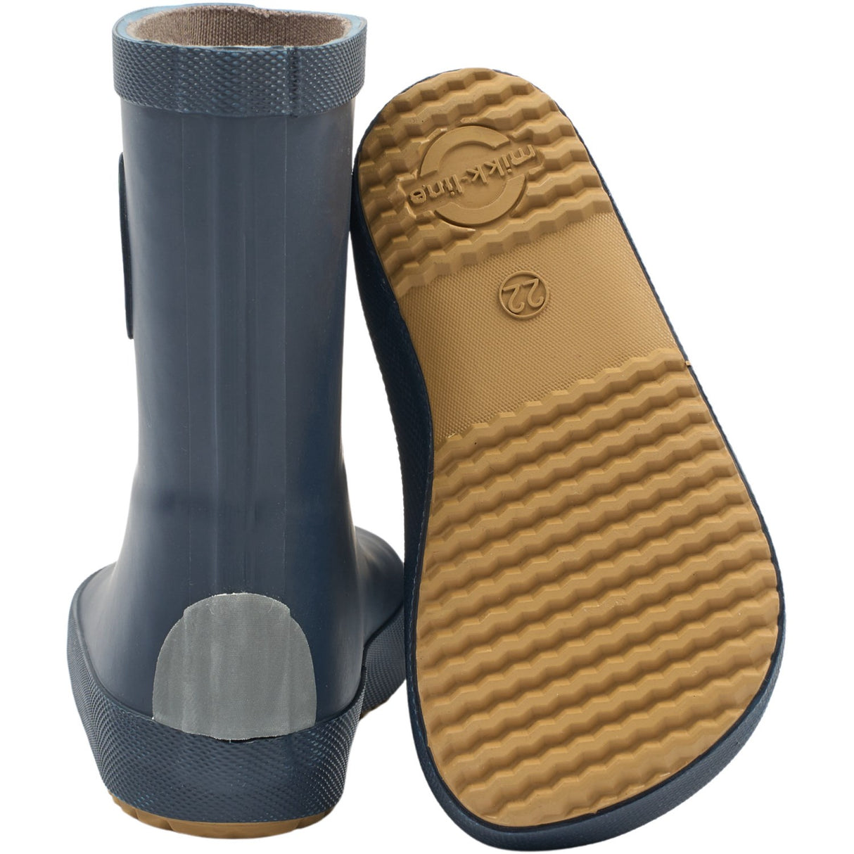 Mikk-Line Blue Nights Wellies Solid - Barefoot