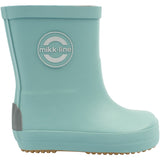 Mikk-Line Stone Blue Wellies Solid - Barefoot