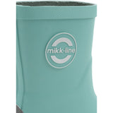 Mikk-Line Stone Blue Wellies Solid - Barefoot