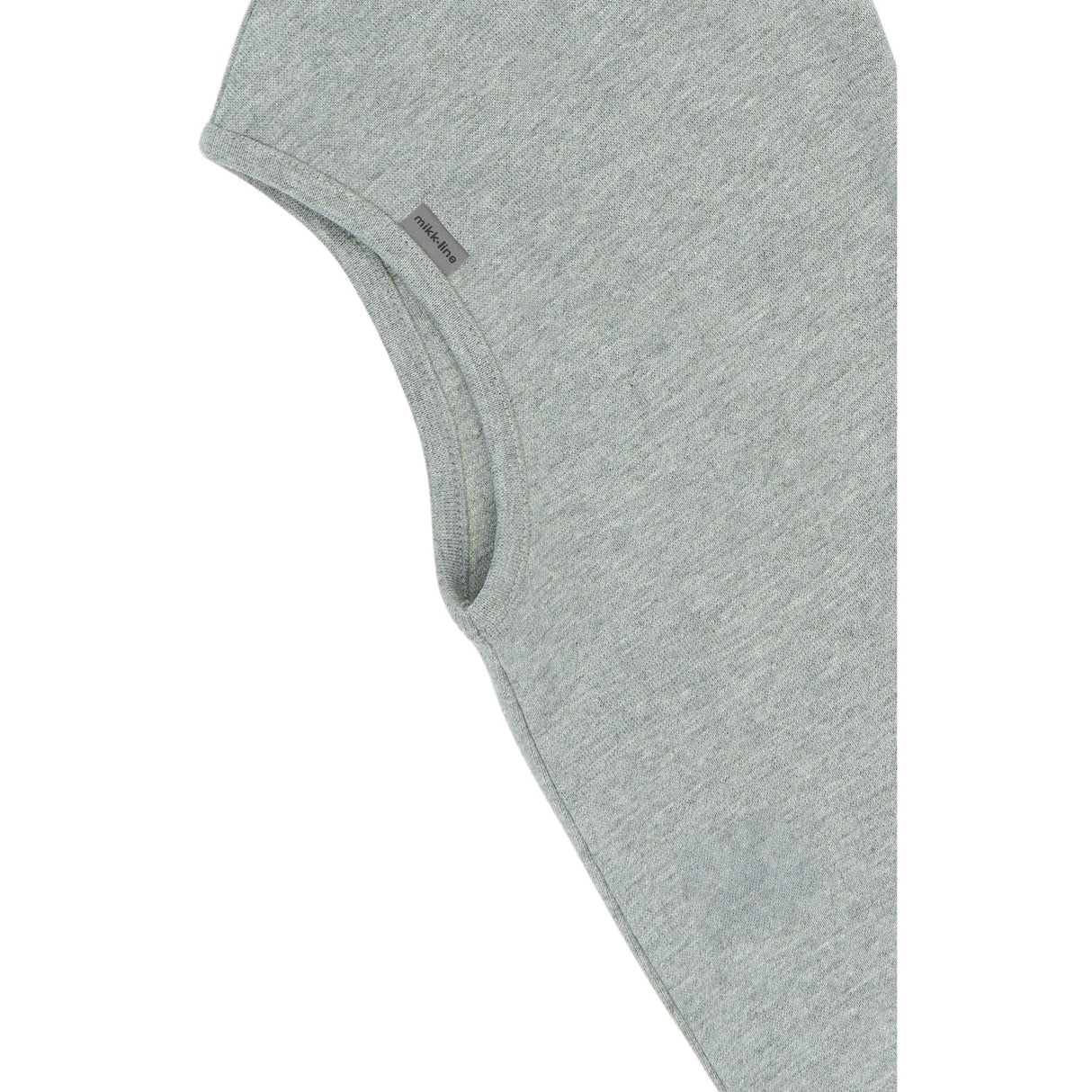 Mikk-Line Light Grey Melange Cotton Fullface