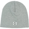 Mikk-Line Light Grey Melange Cotton Hat - Solid