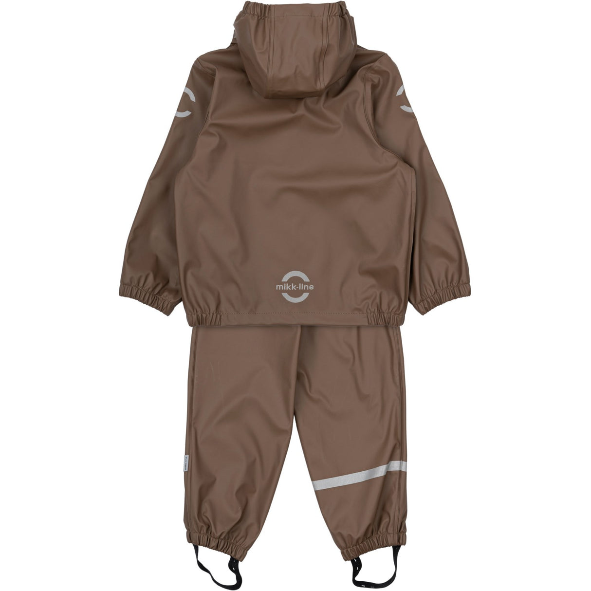 Mikk-Line Chocolate Chip Pu Rain Set W. Susp.