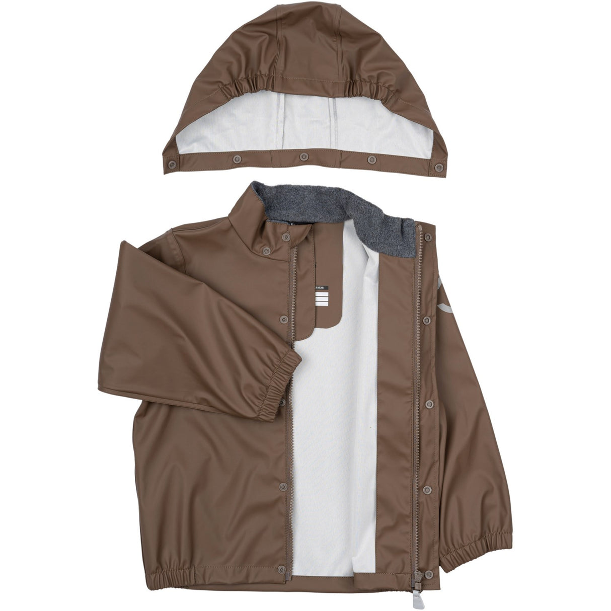 Mikk-Line Chocolate Chip Pu Rain Set W. Susp.