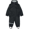 Mikk-Line Dark Navy Pu Rain Set W. Susp.
