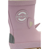 Mikk-Line Mauve Shadows Wellies 3D Unicorn