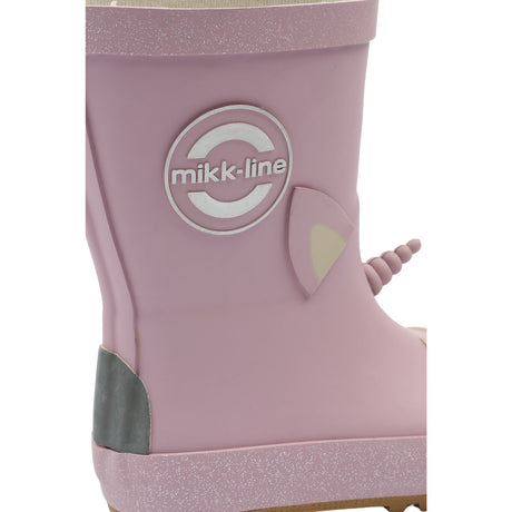 Mikk-Line Mauve Shadows Wellies 3D Unicorn