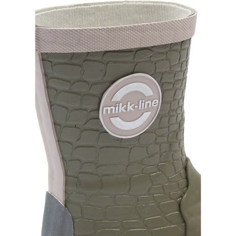 Mikk-Line Dusty Olive Wellies 3D Dragon