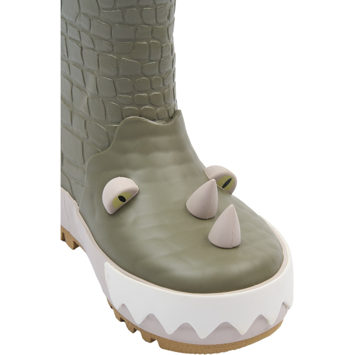 Mikk-Line Dusty Olive Wellies 3D Dragon