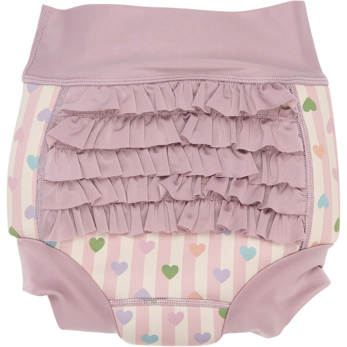 Mikk-Line Heart AOP Swim Baby Pant Frill AOP