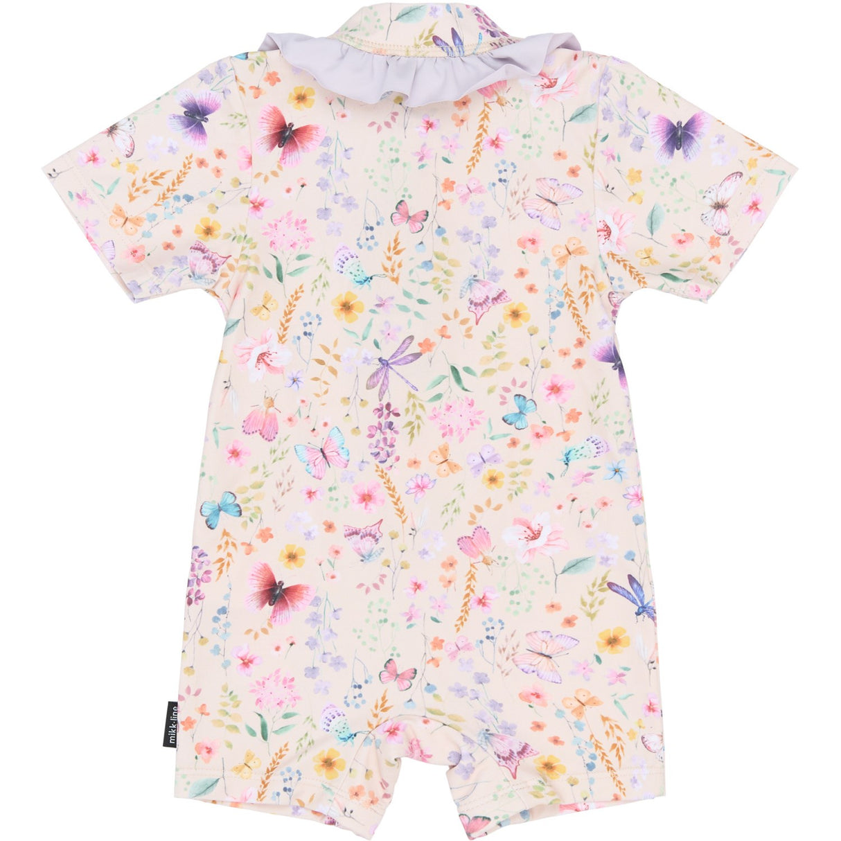 Mikk-Line Butterfly AOP Swim Suit Uv Frill AOP