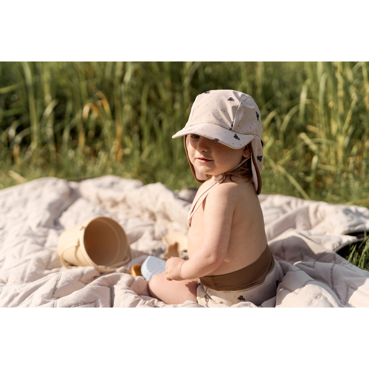 Mikk-Line Bumble Bee AOP Swim Baby Pant AOP