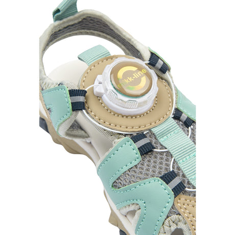 Mikk-Line Stone Blue Sandal With Mesh