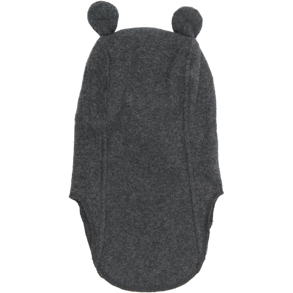 Mikk-Line Anthracite Melange Cotton Fleece Fullface With Ears
