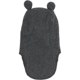 Mikk-Line Anthracite Melange Cotton Fleece Fullface With Ears