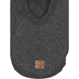 Mikk-Line Anthracite Melange Cotton Fleece Fullface With Ears