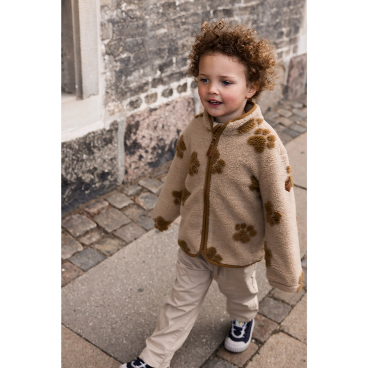 Mikk-Line Paw AOP Teddy Jacket 3D