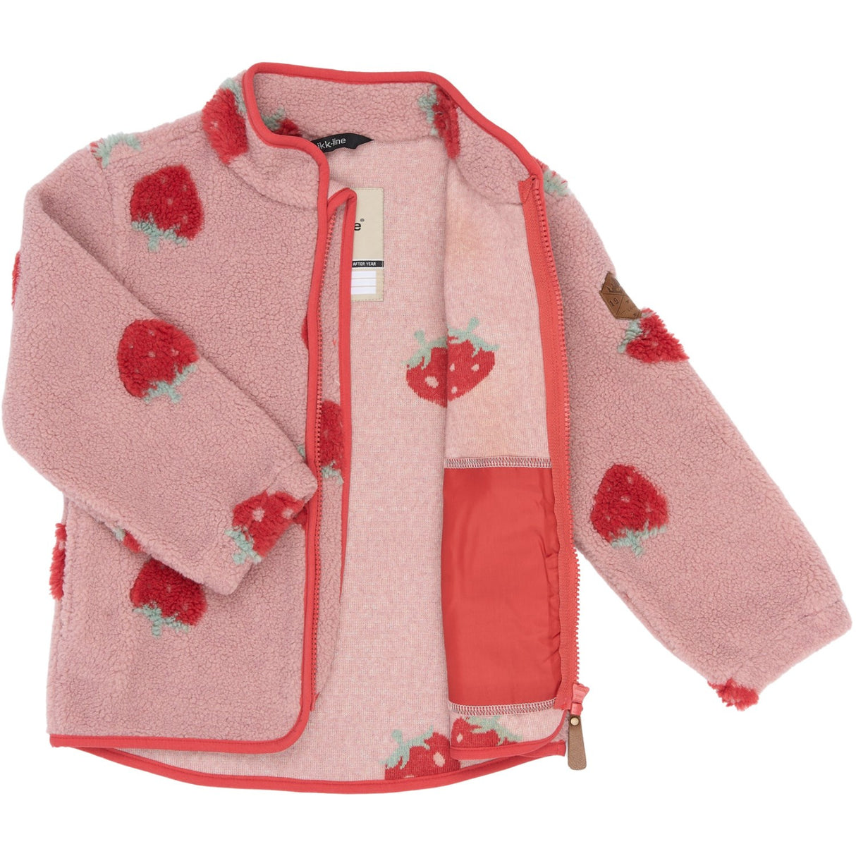 Mikk-Line Strawberry AOP Teddy Jacket 3D