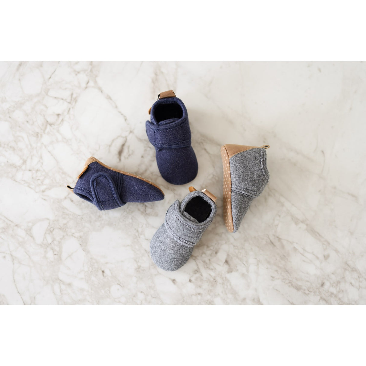 Mikk-Line Light Grey Melange Prewalker Felt