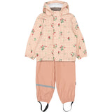 Mikk-Line Strawberry AOP Pu Rain Set AOP