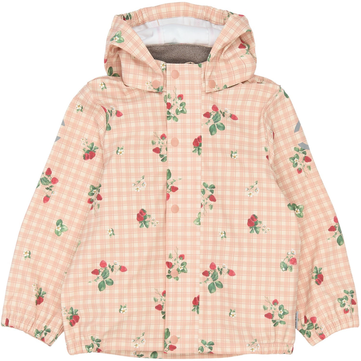 Mikk-Line Strawberry AOP Pu Rain Set AOP