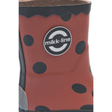 Mikk-Line Henna Wellies Ladybug Barefoot