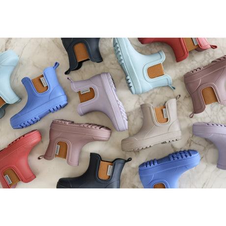 Mikk-Line Stone Blue Wellies Short Tpr