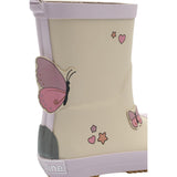 Mikk-Line Oyster Gray Wellies Butterfly Barefoot