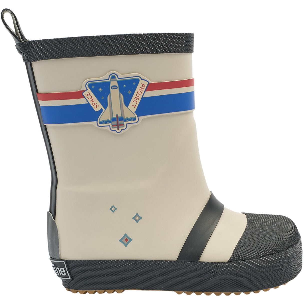 Mikk-Line Oyster Gray Wellies Astronaut Barefoot