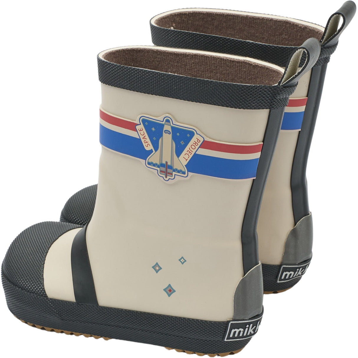 Mikk-Line Oyster Gray Wellies Astronaut Barefoot