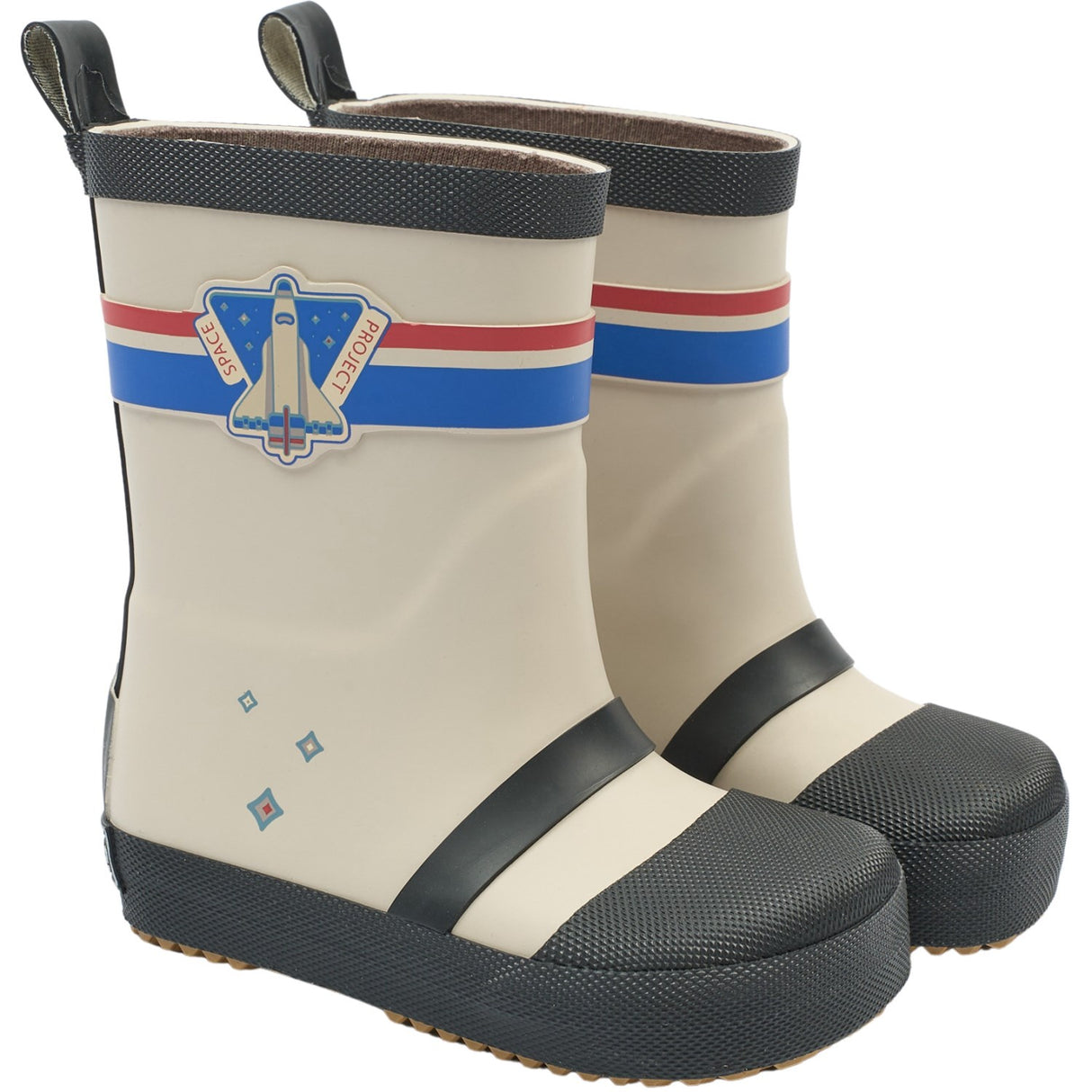Mikk-Line Oyster Gray Wellies Astronaut Barefoot