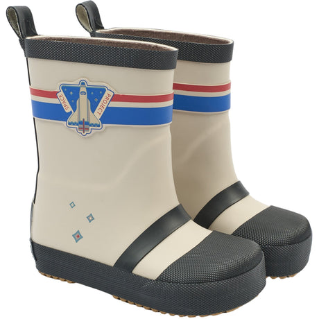 Mikk-Line Oyster Gray Wellies Astronaut Barefoot