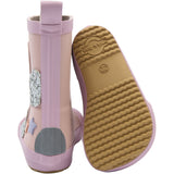 Mikk-Line Adobe Rose Wellies Rainbow Patch Barefoot