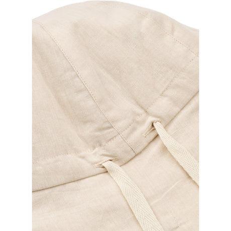 LIEWOOD Panda / Sandy Gorm Linen Sun Hat With Ears