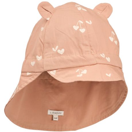 LIEWOOD Sweethearts / Pale Tuscany Gorm Reversible Sun Hat With Ears