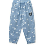 LIEWOOD Sweethearts / Light Blue Denim Borris Printed Denim Pants