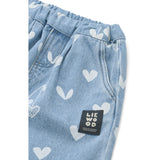 LIEWOOD Sweethearts / Light Blue Denim Borris Printed Denim Pants