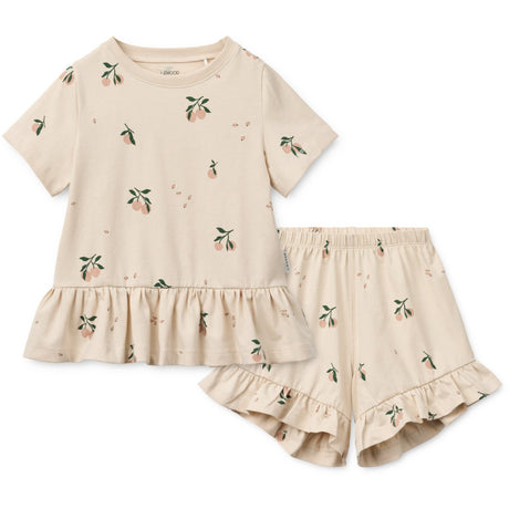 LIEWOOD Peach Mini / Sea Shell Ilford Set With Frills