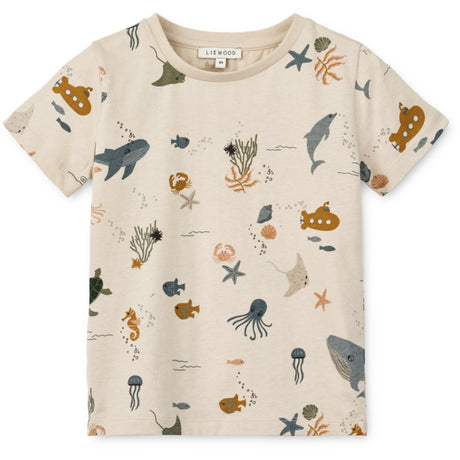 LIEWOOD Sea Creature / Sandy Apia Printed Shortsleeve T-Shirt