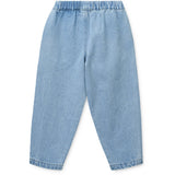LIEWOOD Cool Kids / Light Blue Denim Borris Placement Denim Pants