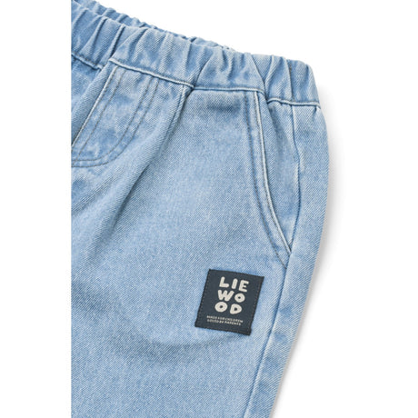 LIEWOOD Cool Kids / Light Blue Denim Borris Placement Denim Pants