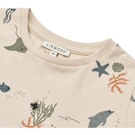 LIEWOOD Sea Creature / Sandy Apia Printed Shortsleeve T-Shirt