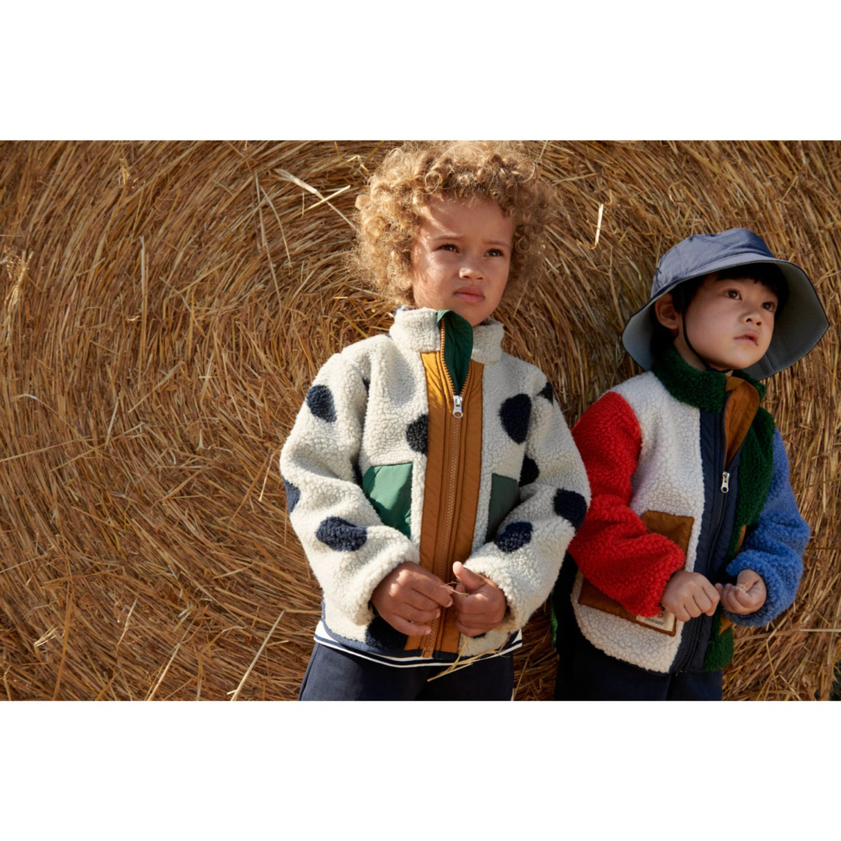 LIEWOOD Spot Dots / Mist Noam Pile Jacket